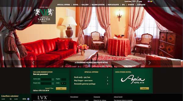  创意的酒店网站设计灵感！与您分享！