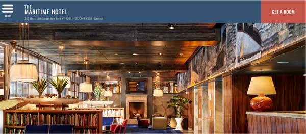  创意的酒店网站设计灵感！与您分享！